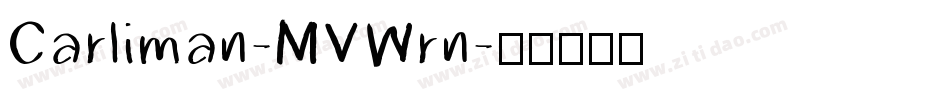 Carliman-MVWrn字体转换