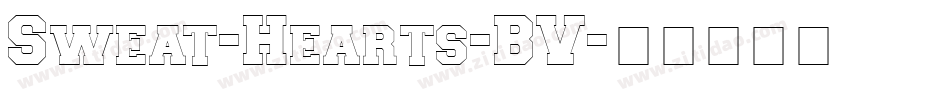 Sweat-Hearts-BV字体转换