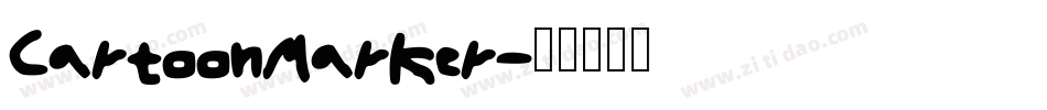 CartoonMarker字体转换