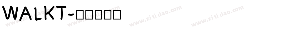 WALKT字体转换