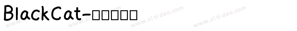 BlackCat字体转换