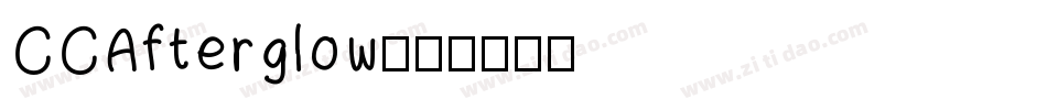 CCAfterglow字体转换