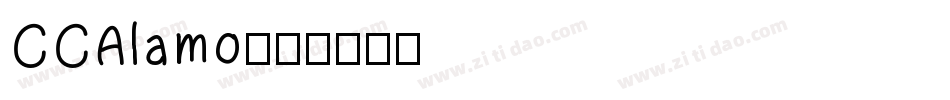 CCAlamo字体转换