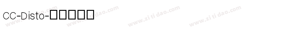 CC-Disto字体转换
