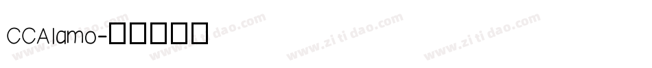 CCAlamo字体转换