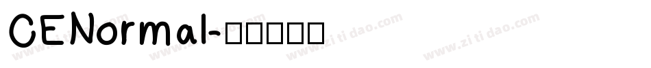 CENormal字体转换