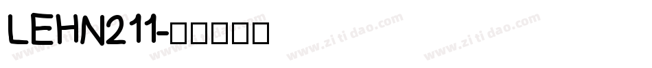 LEHN211字体转换