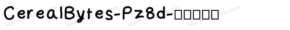 CerealBytes-Pz8d字体转换