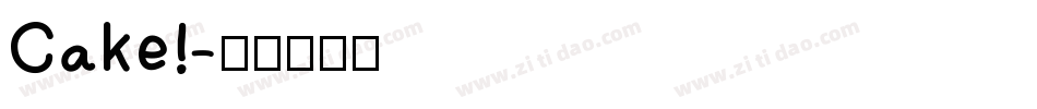 Cake!字体转换