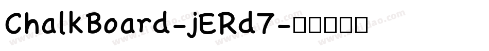 ChalkBoard-jERd7字体转换