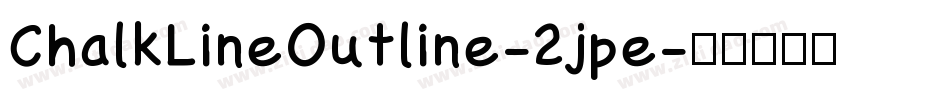 ChalkLineOutline-2jpe字体转换
