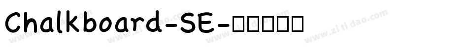 Chalkboard-SE字体转换