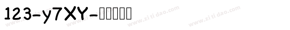 123-y7XY字体转换
