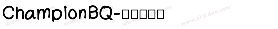 ChampionBQ字体转换