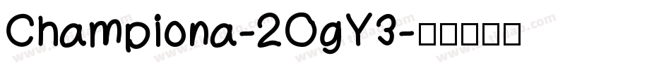 Championa-2OgY3字体转换