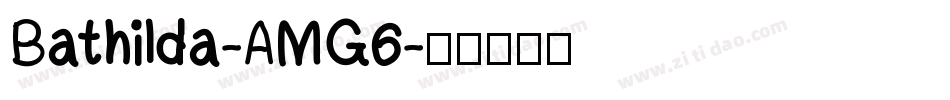 Bathilda-AMG6字体转换