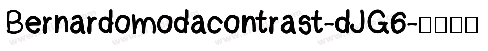 Bernardomodacontrast-dJG6字体转换