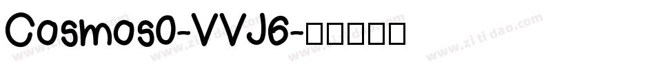 Cosmos0-VVJ6字体转换