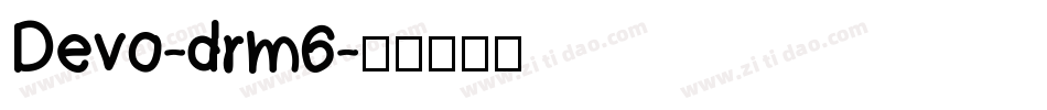 Devo-drm6字体转换