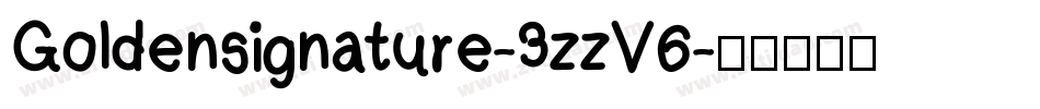 Goldensignature-3zzV6字体转换