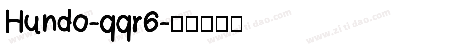 Hundo-qqr6字体转换