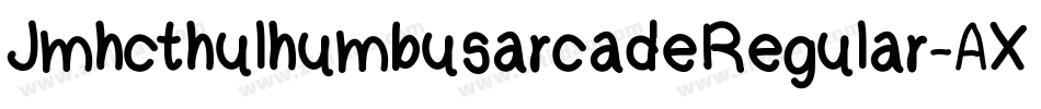 JmhcthulhumbusarcadeRegular-AXW6字体转换