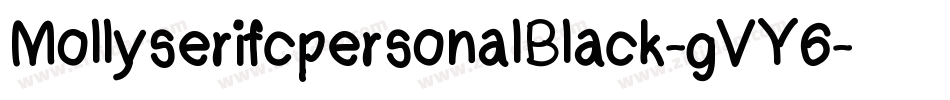 MollyserifcpersonalBlack-gVY6字体转换