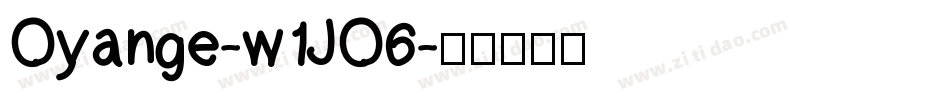 Oyange-w1JO6字体转换