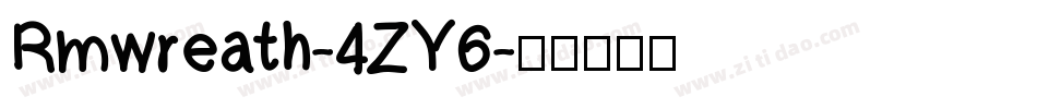 Rmwreath-4ZY6字体转换