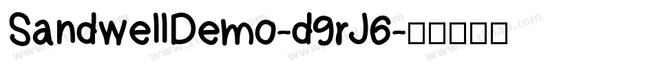 SandwellDemo-d9rJ6字体转换