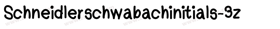 Schneidlerschwabachinitials-3zM6字体转换