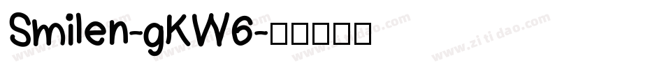 Smilen-gKW6字体转换