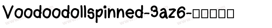 Voodoodollspinned-3az6字体转换