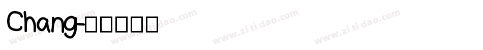 Chang字体转换
