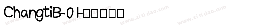 ChangtiB-01字体转换