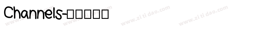 Channels字体转换