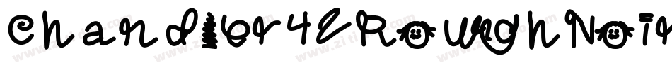 Chandler42RoughNoir字体转换