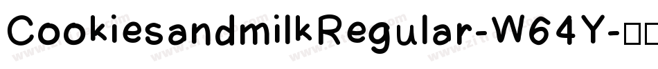 CookiesandmilkRegular-W64Y字体转换