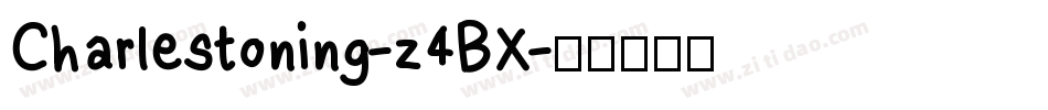 Charlestoning-z4BX字体转换