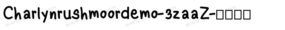 Charlynrushmoordemo-3zaaZ字体转换