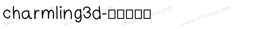 charmling3d字体转换