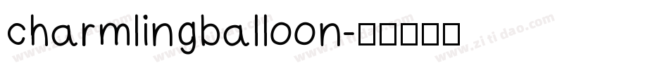 charmlingballoon字体转换
