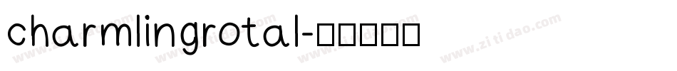 charmlingrotal字体转换