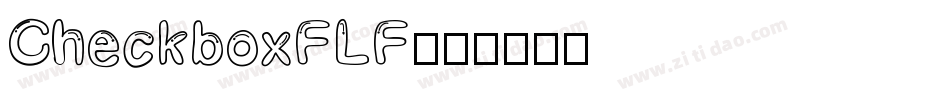 CheckboxFLF字体转换