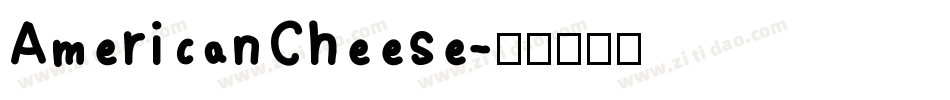 AmericanCheese字体转换