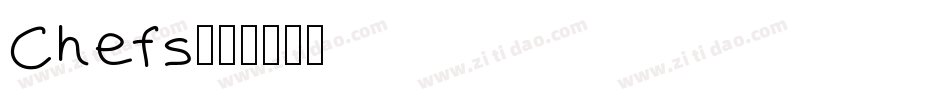 Chefs字体转换