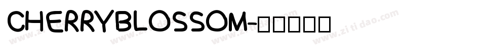 CHERRYBLOSSOM字体转换