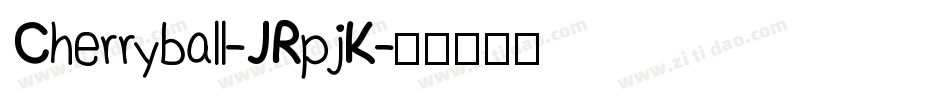 Cherryball-JRpjK字体转换