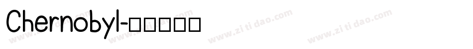 Chernobyl字体转换