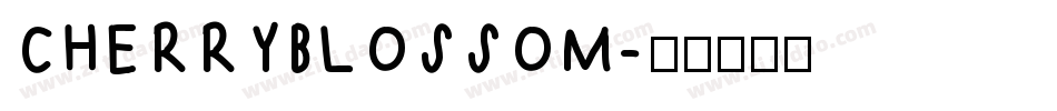CHERRYBLOSSOM字体转换